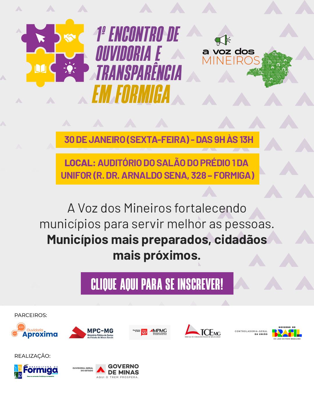 1º Encontro de Ouvidoria e Transparência