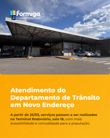 Atendimento do Departamento de Trânsito em Novo Endereço