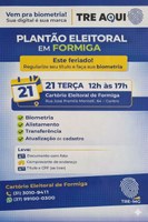 Cartório Eleitoral de Formiga realiza plantão especial para atendimento