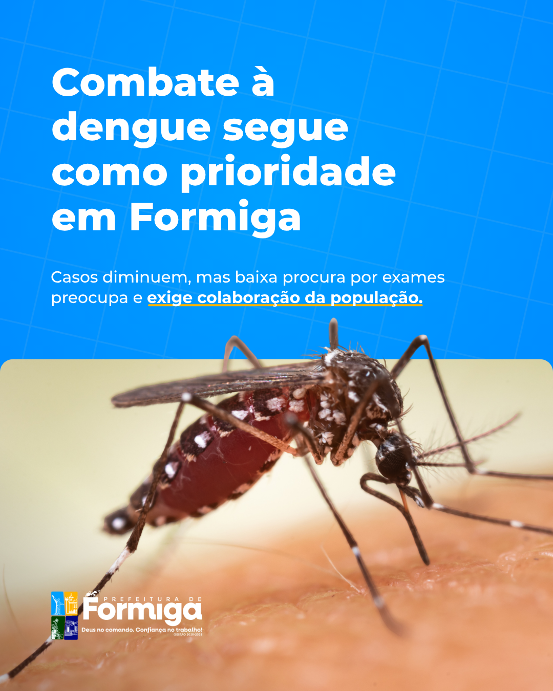 Combate à dengue segue como prioridade em Formiga