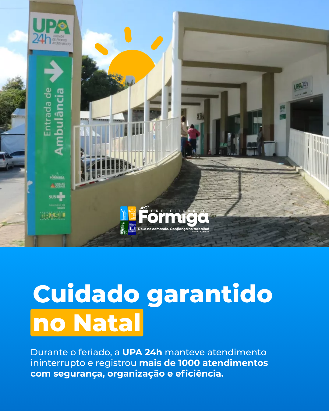 Cuidado garantido no Natal