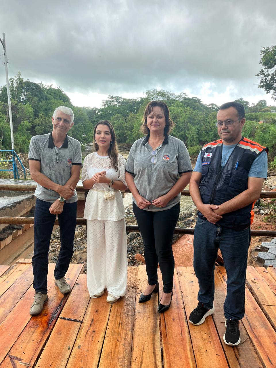 Deputada Chiara Biondini visita Formiga para acompanhar efeitos das fortes chuvas