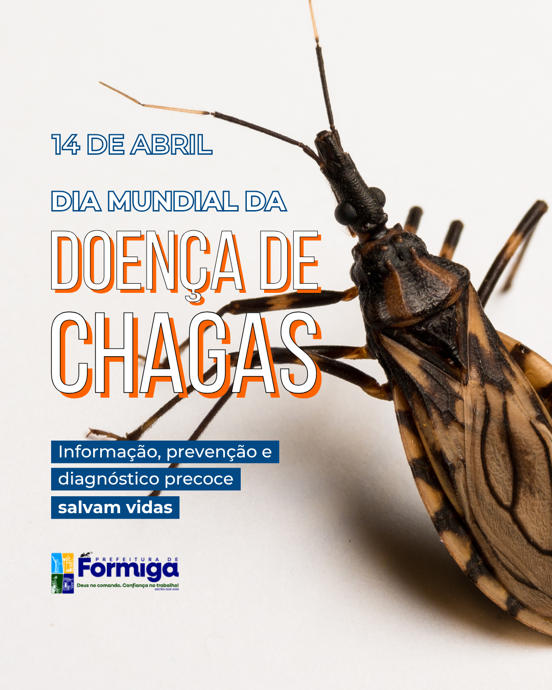 Dia Mundial da Doença de Chagas: prevenção, diagnóstico precoce e cuidado com a saúde são essenciais