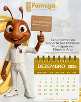 A Administração Municipal informa que haverá ponto facultativo em 31 de dezembro, a partir das 12h.