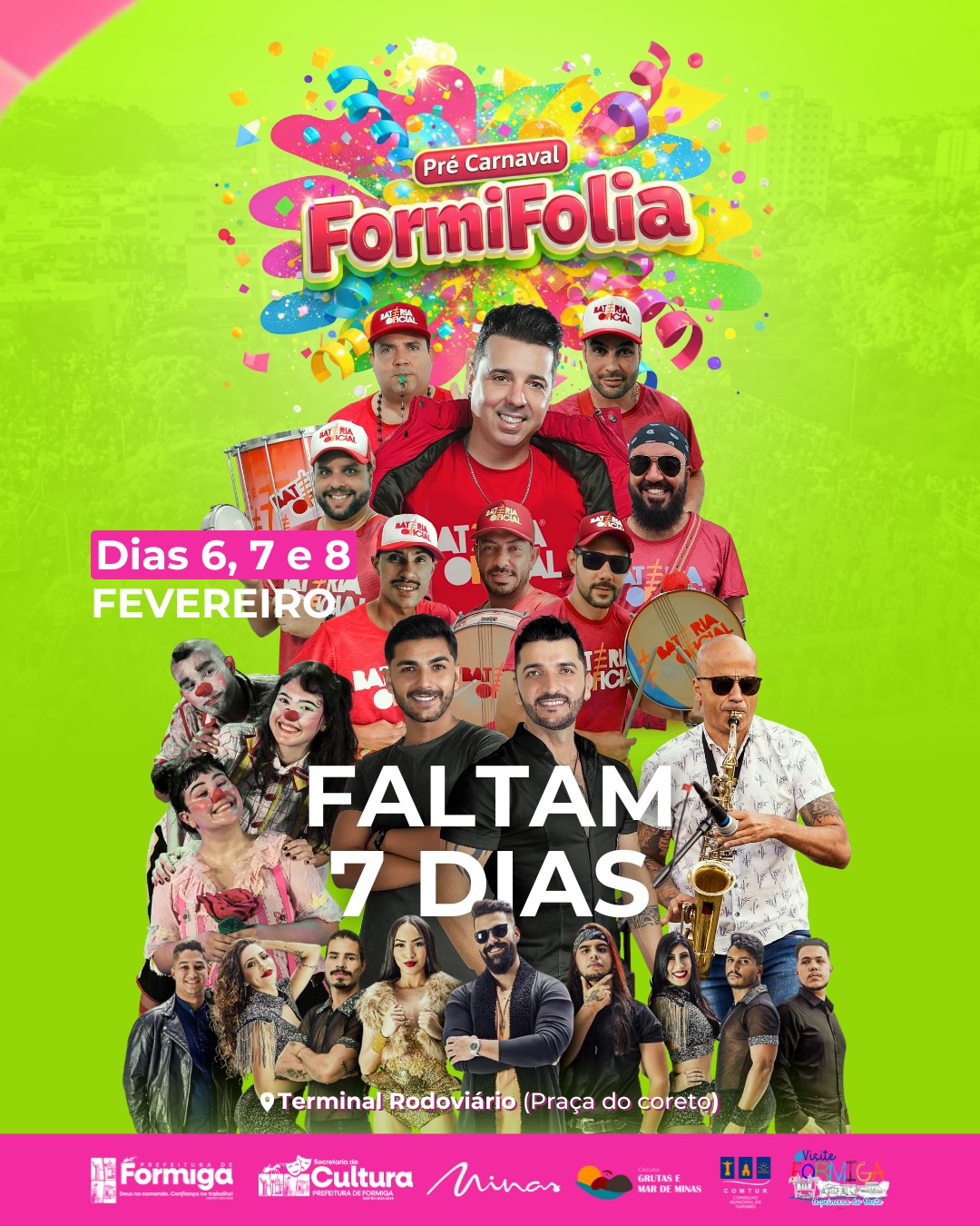FALTAM 7 DIAS - Pré-Carnaval FormiFolia