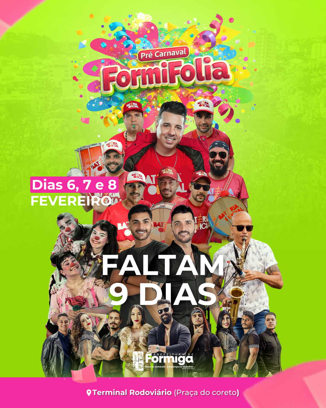 FALTAM 9 DIAS - Pré-Carnaval