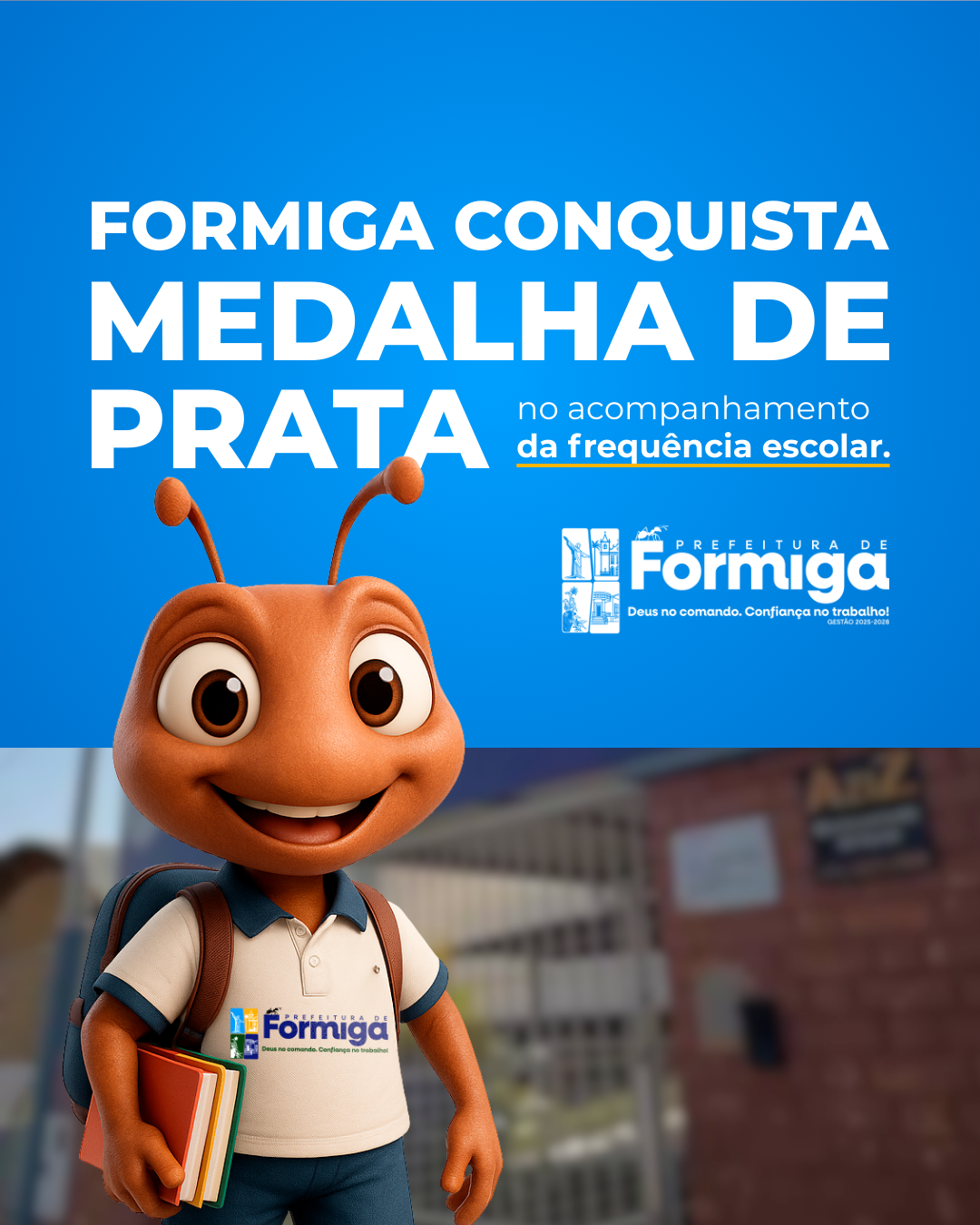 Formiga conquista medalha de prata
