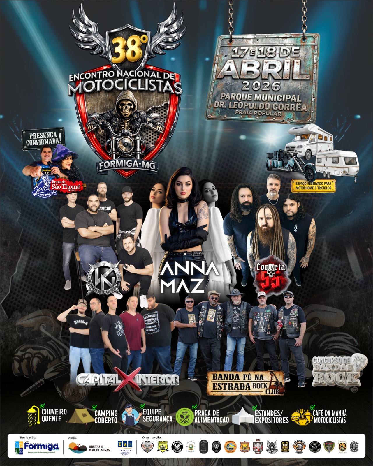 Formiga realiza o 38º Encontro Nacional de Motociclistas nos dias 17 e 18 de abril