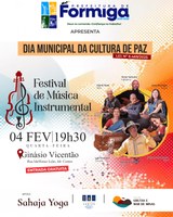 Formiga receberá, entre 3 e 5 de fevereiro, a Turnê Internacional da Sahaja Yoga, com evento gratuito de música instrumental no Vicentão no dia 4, reunindo artistas de vários países.