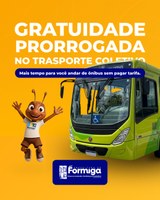 Gratuidade no transporte público é prorrogada até 19 de abril