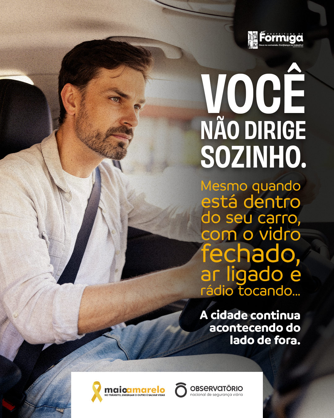 Maio Amarelo 2026: No trânsito, enxergar o outro é salvar vidas