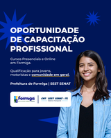 Oportunidade de Qualificação em Formiga!