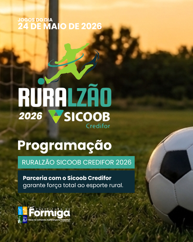 Ruralzão Sicoob Credifor 2026 - Jogos 24/05