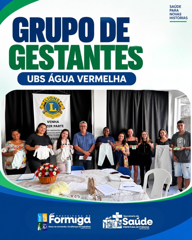 Prefeitura promove encontro do Grupo de Gestantes na UBS Água Vermelha