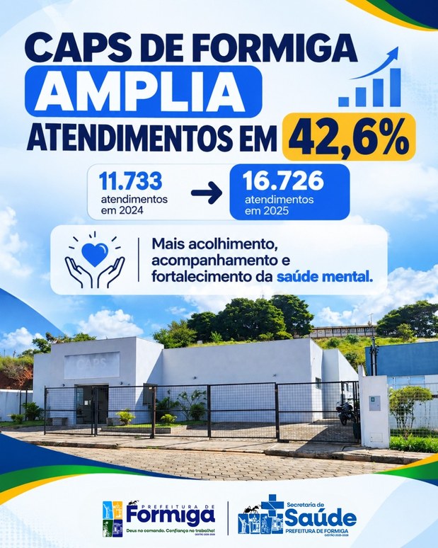 O cuidado com a saúde mental segue avançando em Formiga!