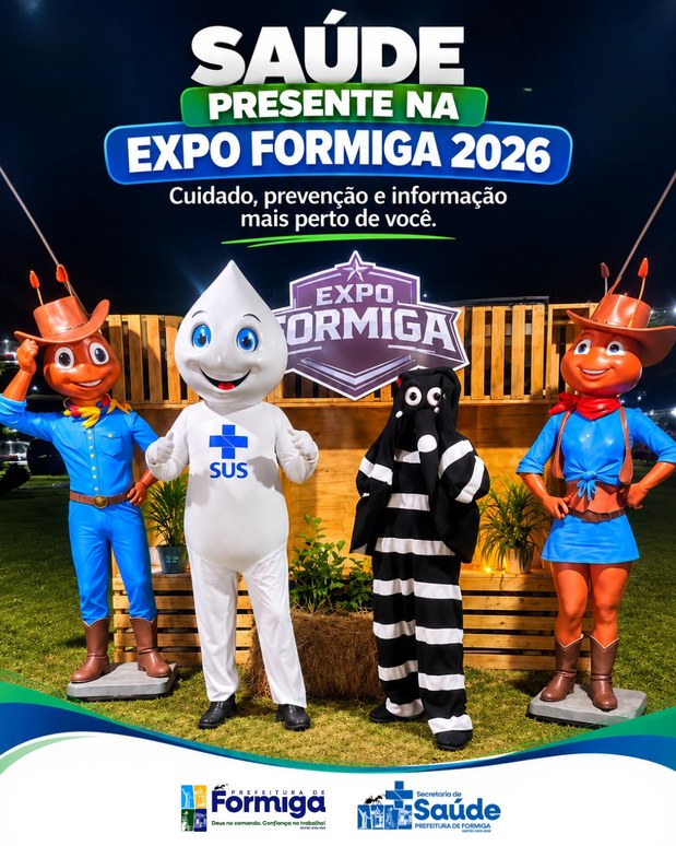 Expo Formiga 2026: Saúde presente no cuidado, prevenção e planejamento