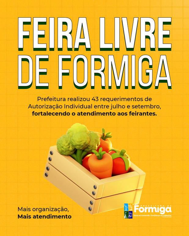 Prefeitura de Formiga fortalece o atendimento aos feirantes