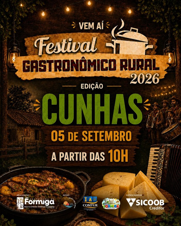 Vem aí o Festival Gastronômico Rural 2026 – Edição Cunhas