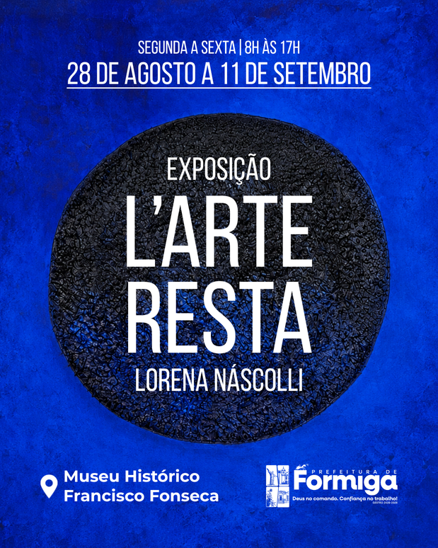 Prefeitura recebe a exposição “L’arte resta” no Museu Histórico Francisco Fonseca