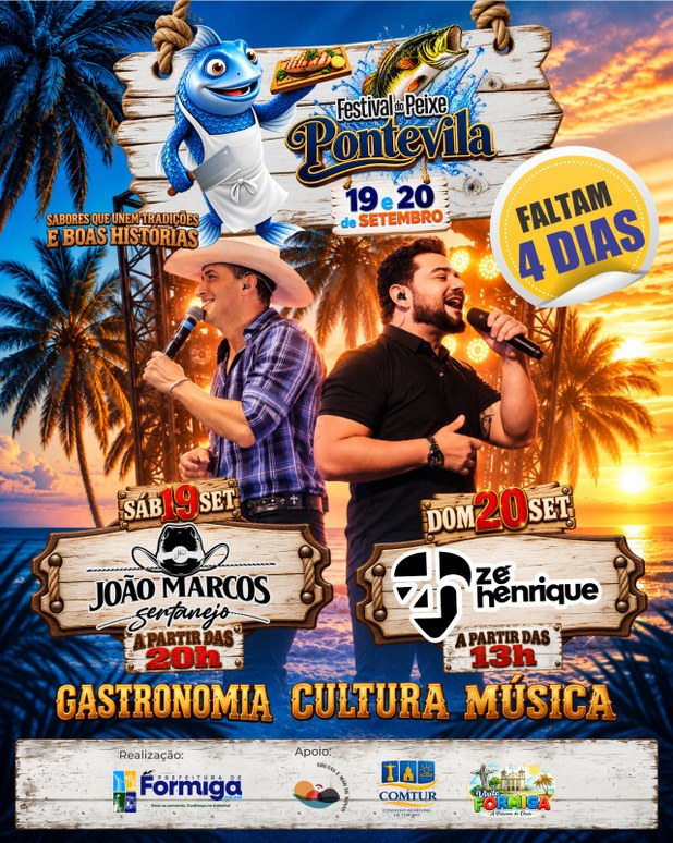 Festival do Peixe Pontevila: faltam 4 dias para a festa!