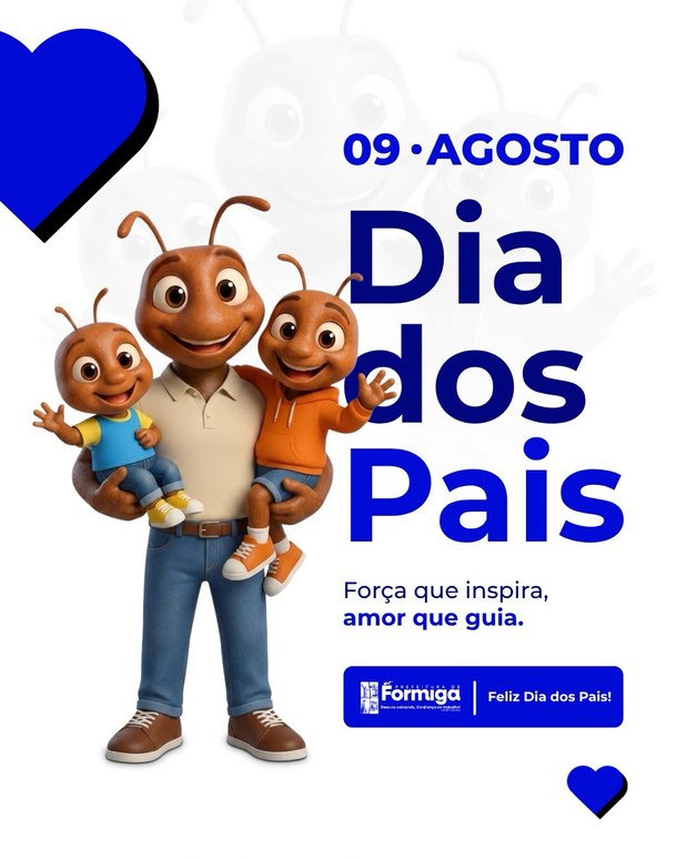 Prefeitura de Formiga deseja um Feliz Dia dos Pais