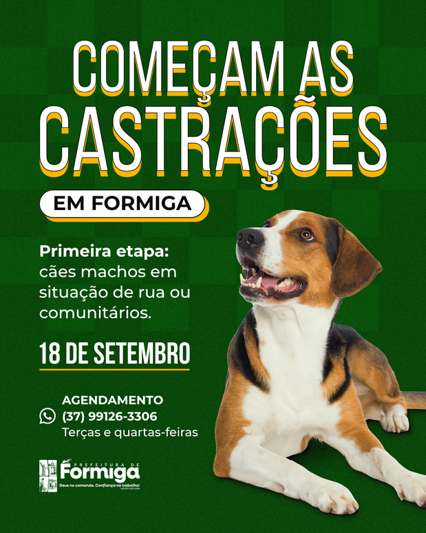 Castramóveis começam a atender em Formiga a partir de sexta-feira, 18 de setembro