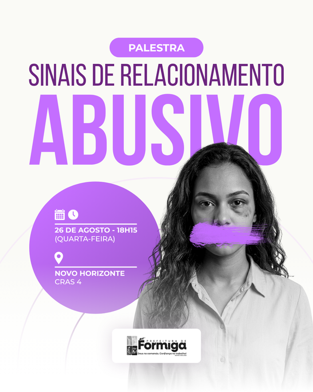 Prefeitura promove palestra sobre sinais de relacionamento abusivo no CRAS 4