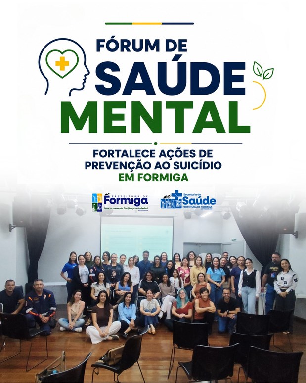 Prefeitura realiza Fórum de Saúde Mental da RAPS com palestra sobre prevenção do suicídio