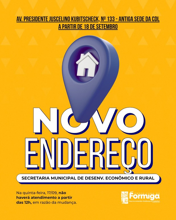 Secretaria de Desenvolvimento Econômico e Rural passa a atender em novo endereço