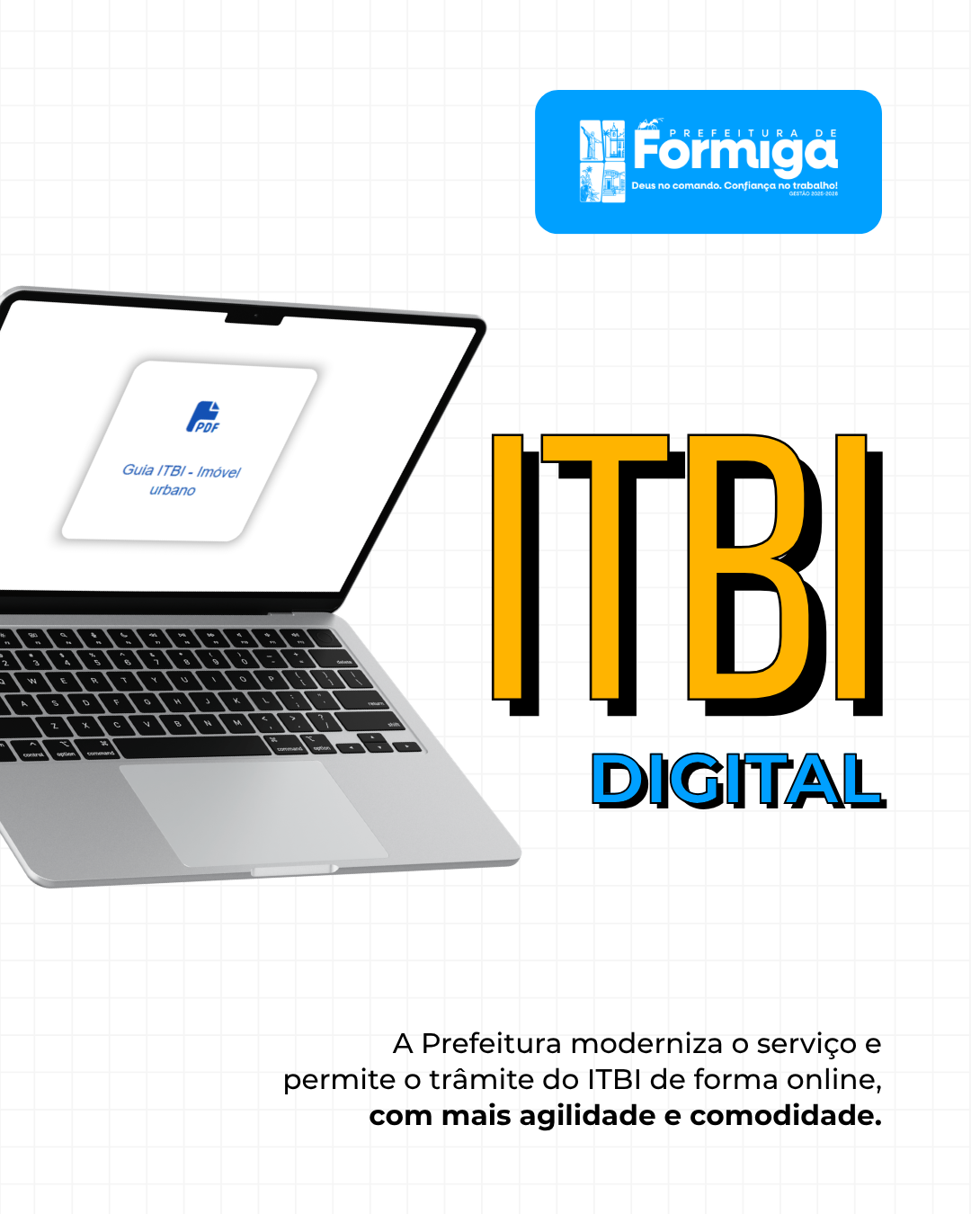 Prefeitura de Formiga implanta ITBI Digital