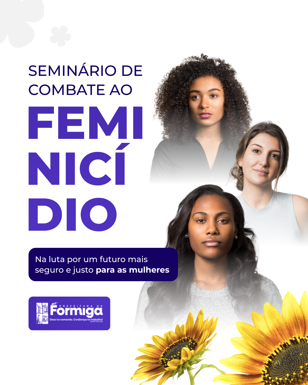 Prefeitura de Formiga promove seminário sobre enfrentamento à violência contra a mulher