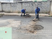 Prefeitura de Formiga realiza Operação Tapa-Buraco