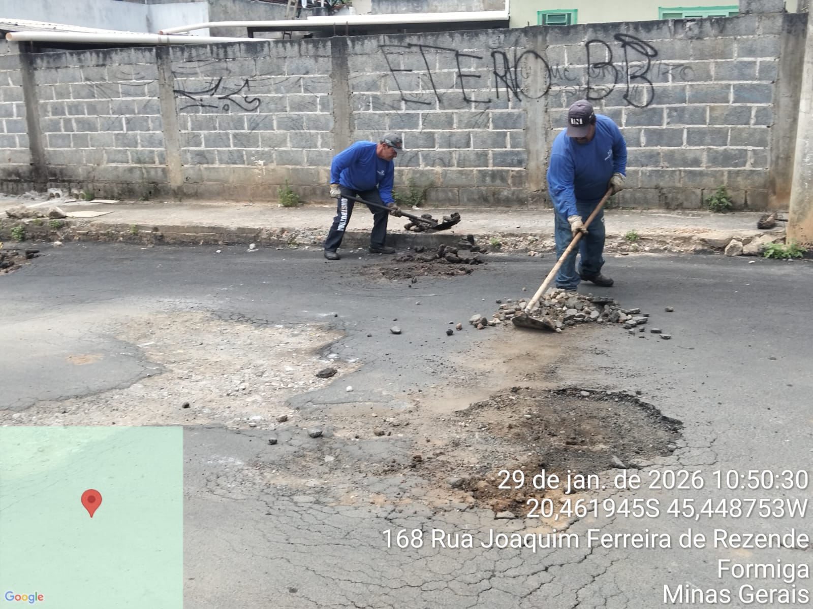 Prefeitura de Formiga realiza Operação Tapa-Buraco