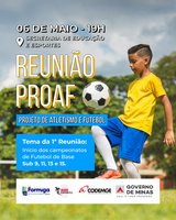 Prefeitura de Formiga realiza reunião do Projeto de Atletismo e Futebol (PROAF)