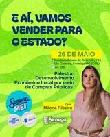 Prefeitura de Formiga realiza Semana do MEI com palestra gratuita sobre compras públicas