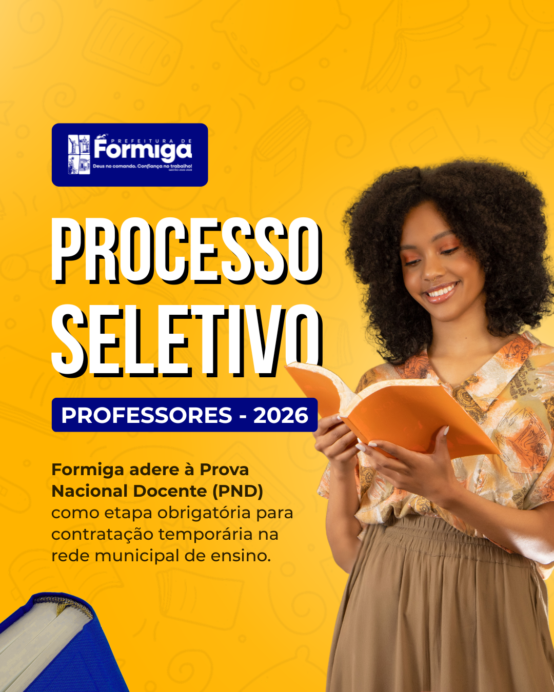 Prova Nacional Docente (PND) passa a ser etapa obrigatória em processos seletivos da Educação Municipal