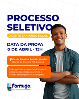Processo Seletivo: Prefeitura de Formiga divulga informações sobre prova para Agente Sanitário Fiscal