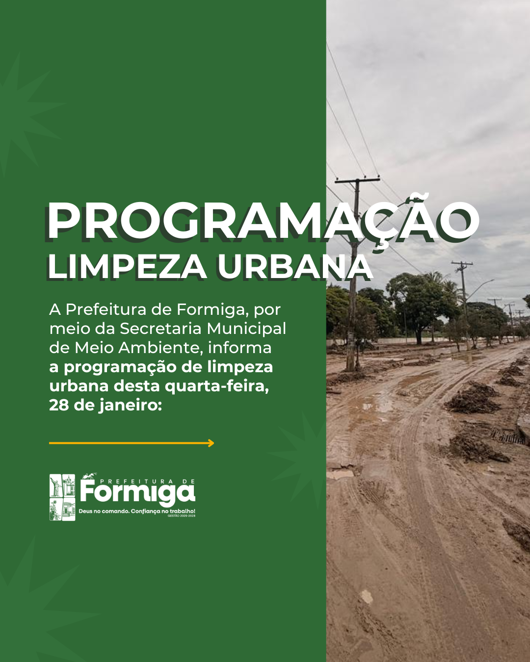 Programação de Limpeza Urbana