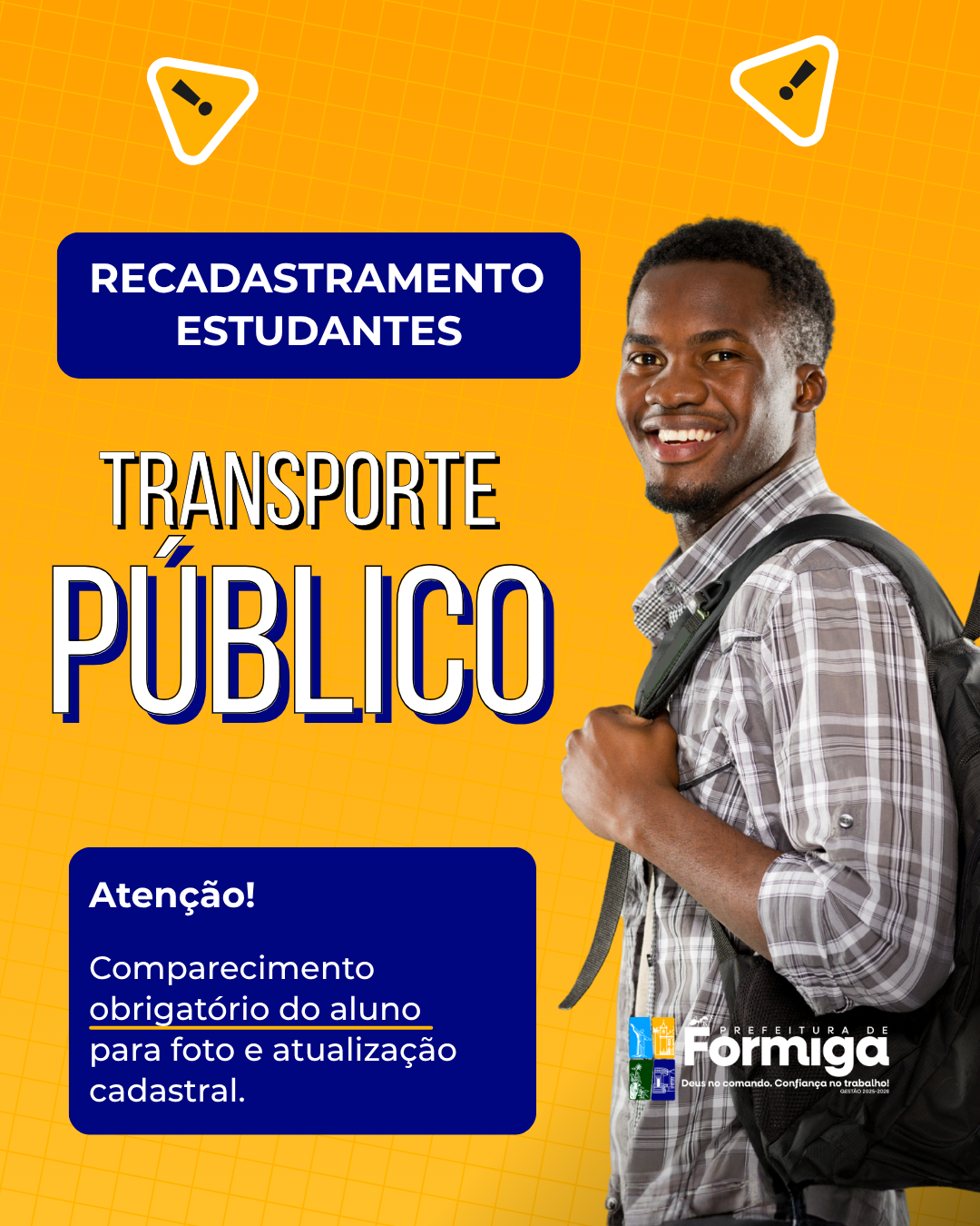 Recadastramento do Transporte Público para Estudantes