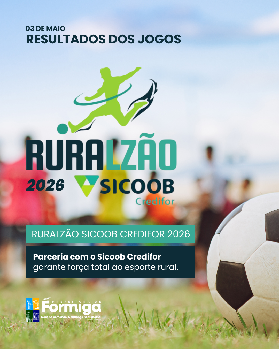 Ruralzão Sicoob Credifor 2026 – Resultados dos jogos de 03 de maio