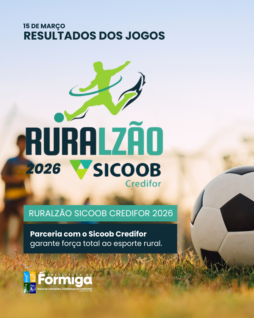 Ruralzão Sicoob Credifor 2026 – Resultados dos jogos de 15 de março