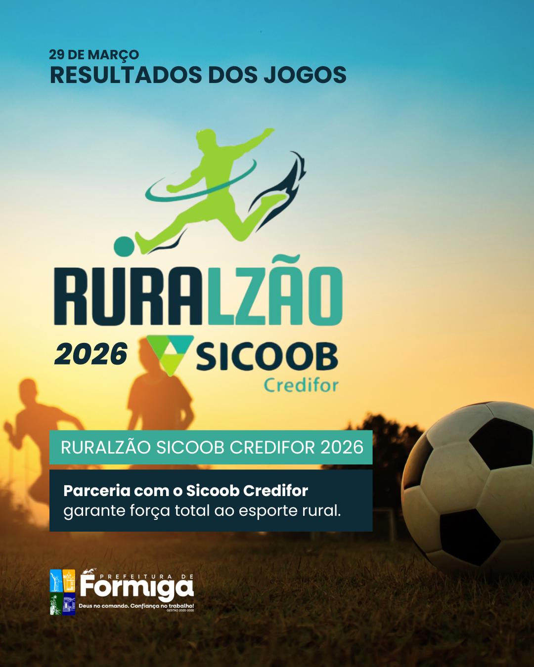 Ruralzão Sicoob Credifor 2026 – Resultados dos jogos de 29 de março