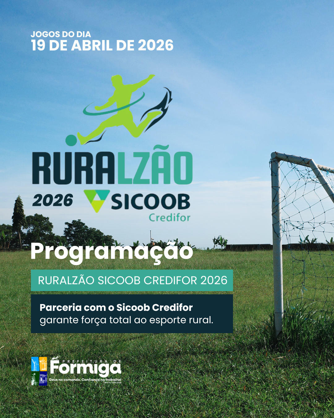 Ruralzão Sicoob Credifor 2026 - Jogos 19/04
